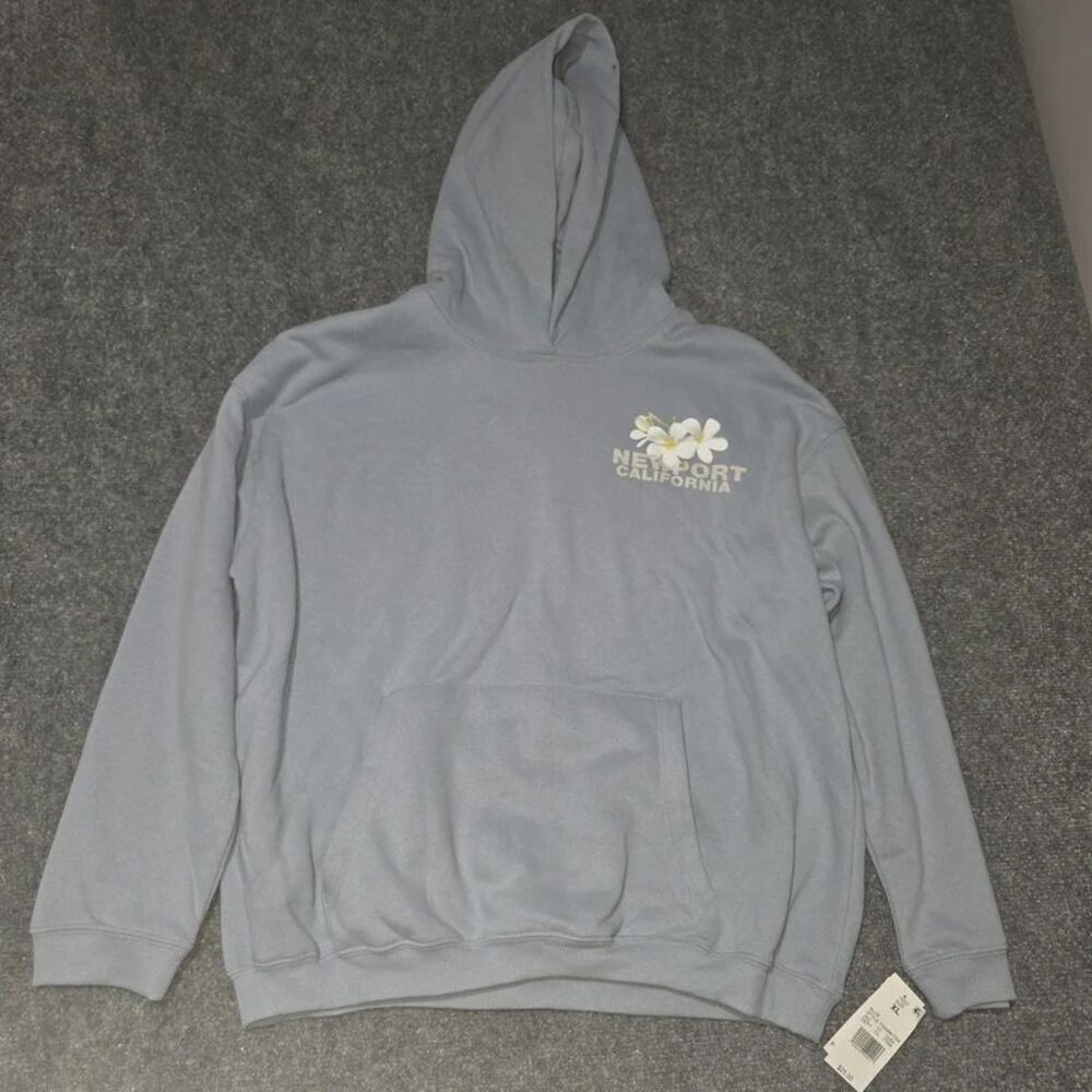 Pacsun Newport, California Blue Kids Pullover Hoodie